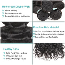 Load image into Gallery viewer, Malaysian Remy Body Wave 3 Bundles with Closure