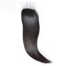 Load image into Gallery viewer, heavenly love hair Straight Virgin hair Lace Closure free part 4x4 150% density