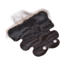 Load image into Gallery viewer, heavenly love hair Brazilian Virgin hair Body Wave 13x5 frontal  with baby hair 150% density
