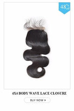 Load image into Gallery viewer, Heavenly Love Hair Body Wave Human Hair 3 Bundles Deal With 4*4 Lace Closure Free Part Hair