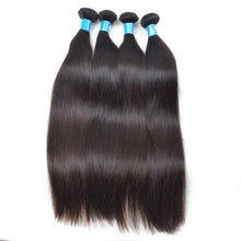 Load image into Gallery viewer, heavenly love hair Straight Virgin human hair 12"-28"  4 bundles deals