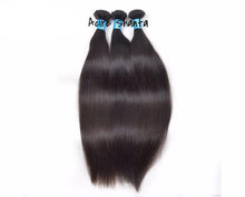Load image into Gallery viewer, Heavenly Love Hair Virgin Remy human hair Straight 3pcs bundles with closure 10"-20"