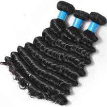 Load image into Gallery viewer, Heavenly Love Hair Virgin Remy Deep Wave 3 bundles with frontal
